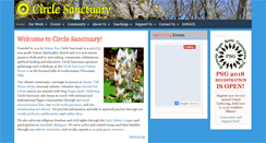 Desktop Screenshot of circlesanctuary.org